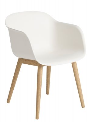 Fiber Armchair Wood Base Chaise Muuto